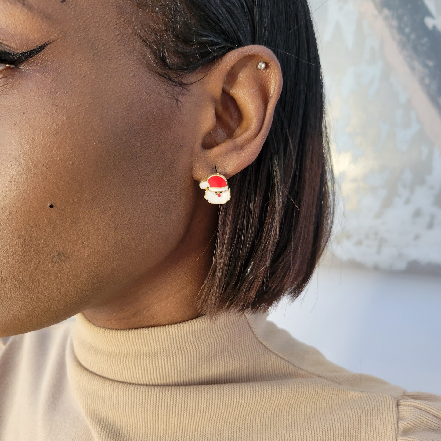 Christmas Santa Claus Earrings