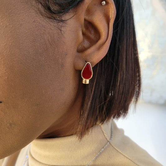 Christmas Candle Earring