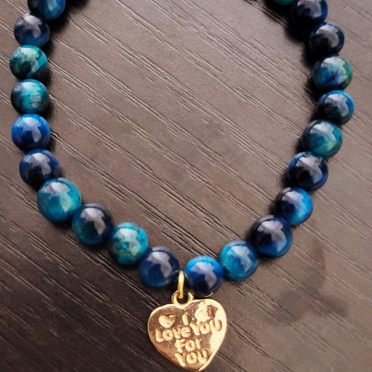 Blue Tiger Eye Bracelet