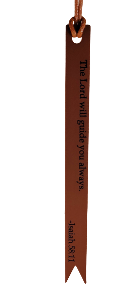 Isaiah 6:11  The Lord will guide you always Bible Verse Bookmark